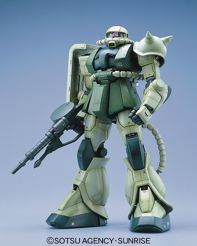 MS-06F Zaku II, Kidou Senshi Gundam, Bandai, Model Kit, 1/60